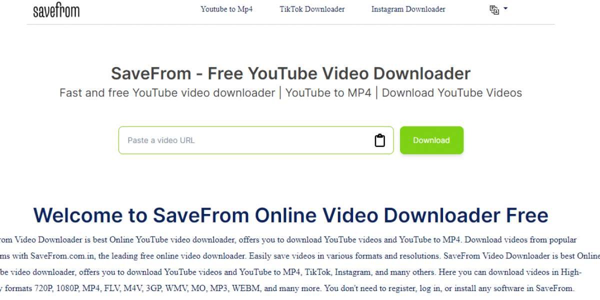 YouTube 1080p Video Downloader Savefrom