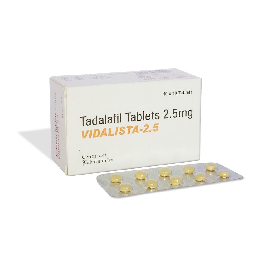 Vidalista 2.5 Pill - Long Time Sex Medicine For Men