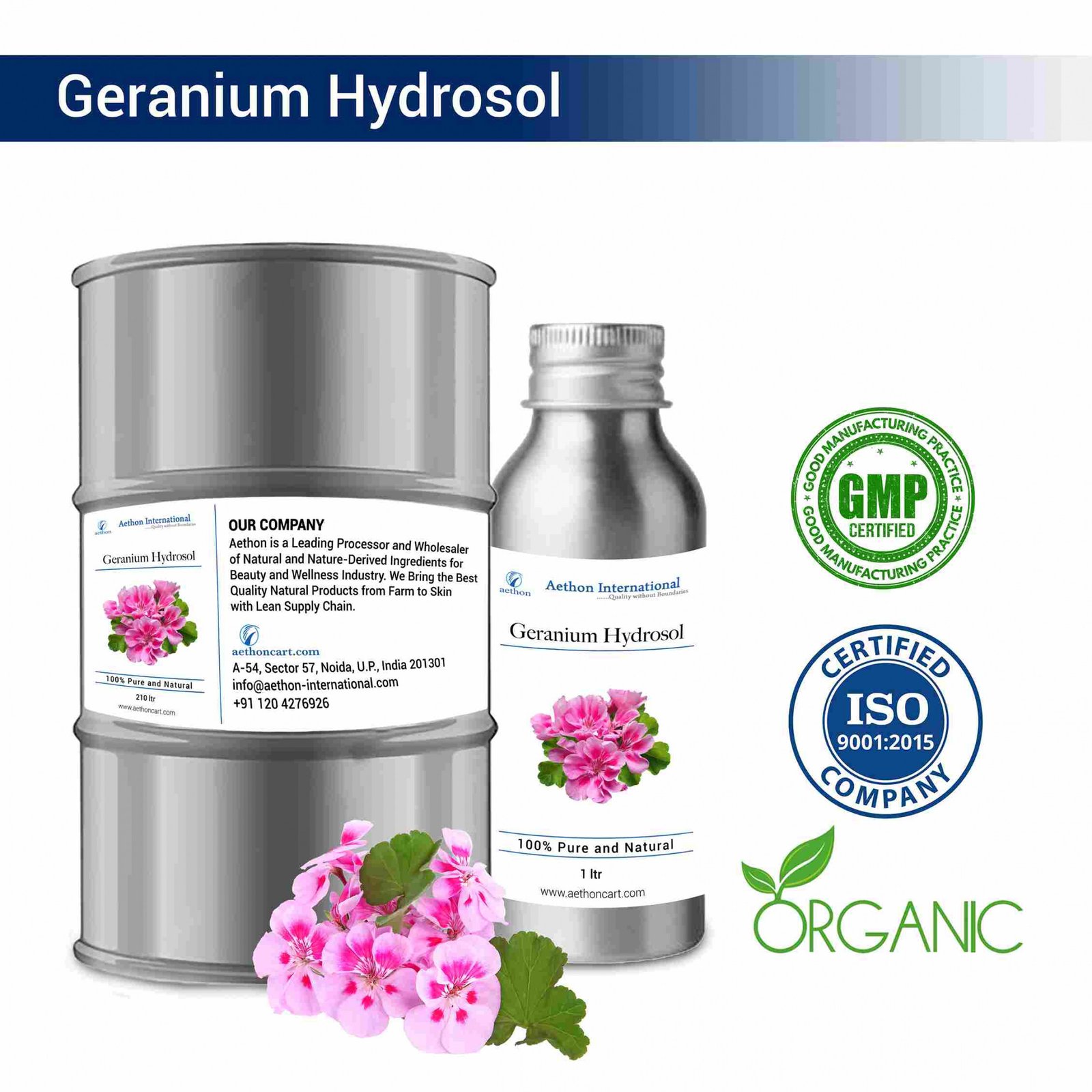 Hydrosol Manufacturers in India, Basil Essential Hydrosols