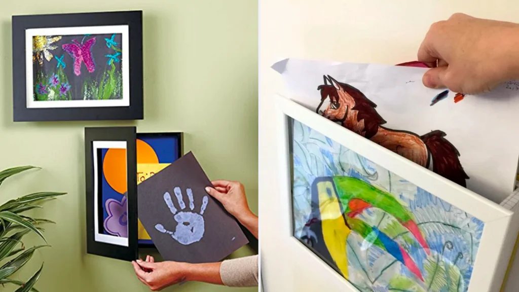 7 Ingenious Ways To Display Your Kid’s “Artwork”