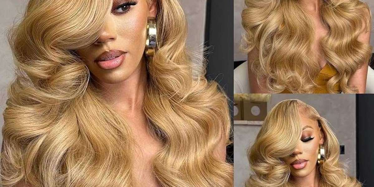 Honey Blonde Lace Front Wig | Perfect Blend of Style and Natural Appeal