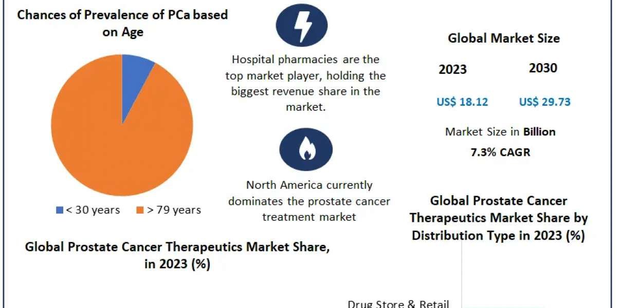 Prostate Cancer Therapeutics Market Scope, Segmentation, Trends, Regional Outlook and Forecast to 2030