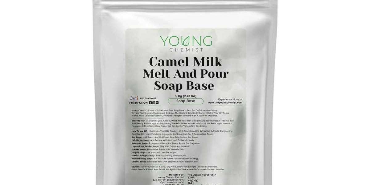 Camel milk melt & pour soap base