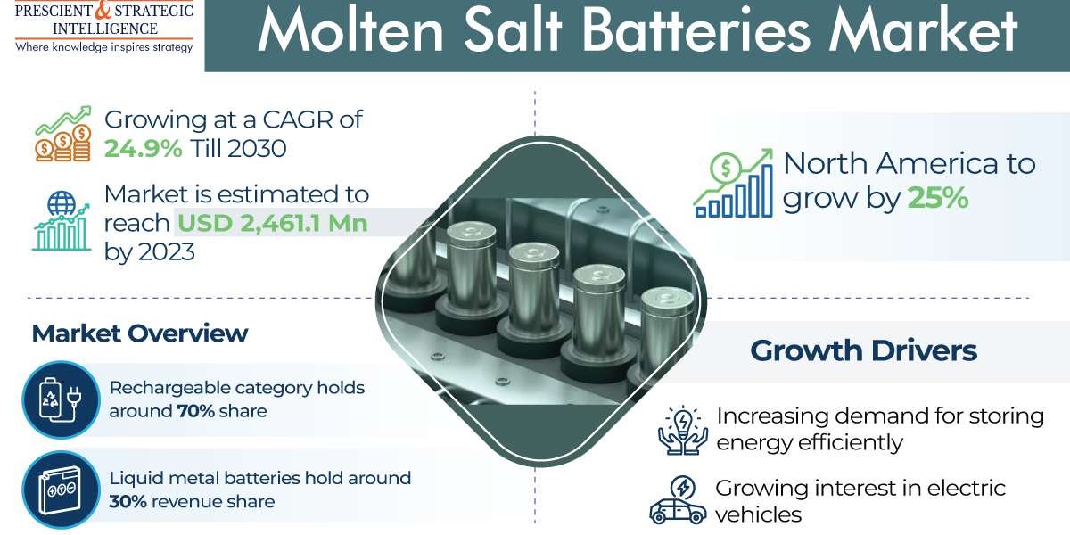 Molten Salt Batteries Market Share, Size, Future Demand, and Emerging Trends