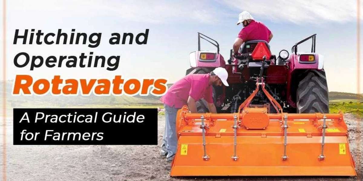 How To Attach a Rotavator with Tractors.