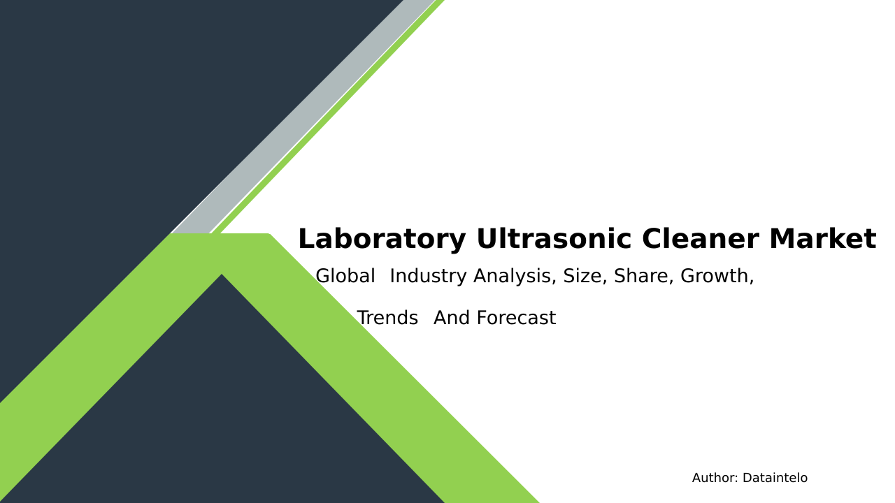 Request For Sample of Laboratory Ultrasonic Cleaner Market Research Report 2032