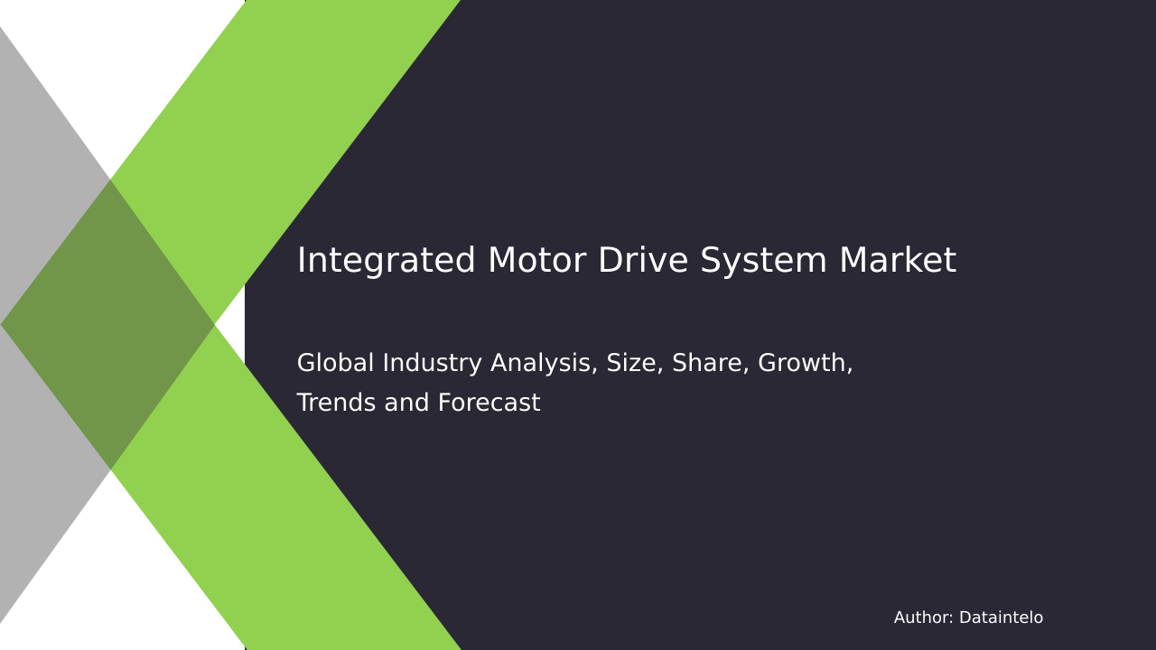 Request For Sample of Integrated Motor Drive System Market Research Report 2032